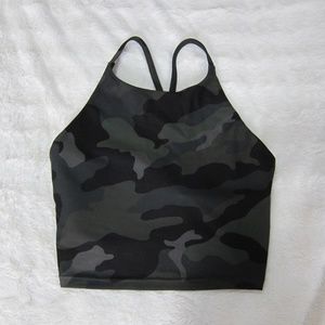 Camo Exercise Tank with Built-in Support